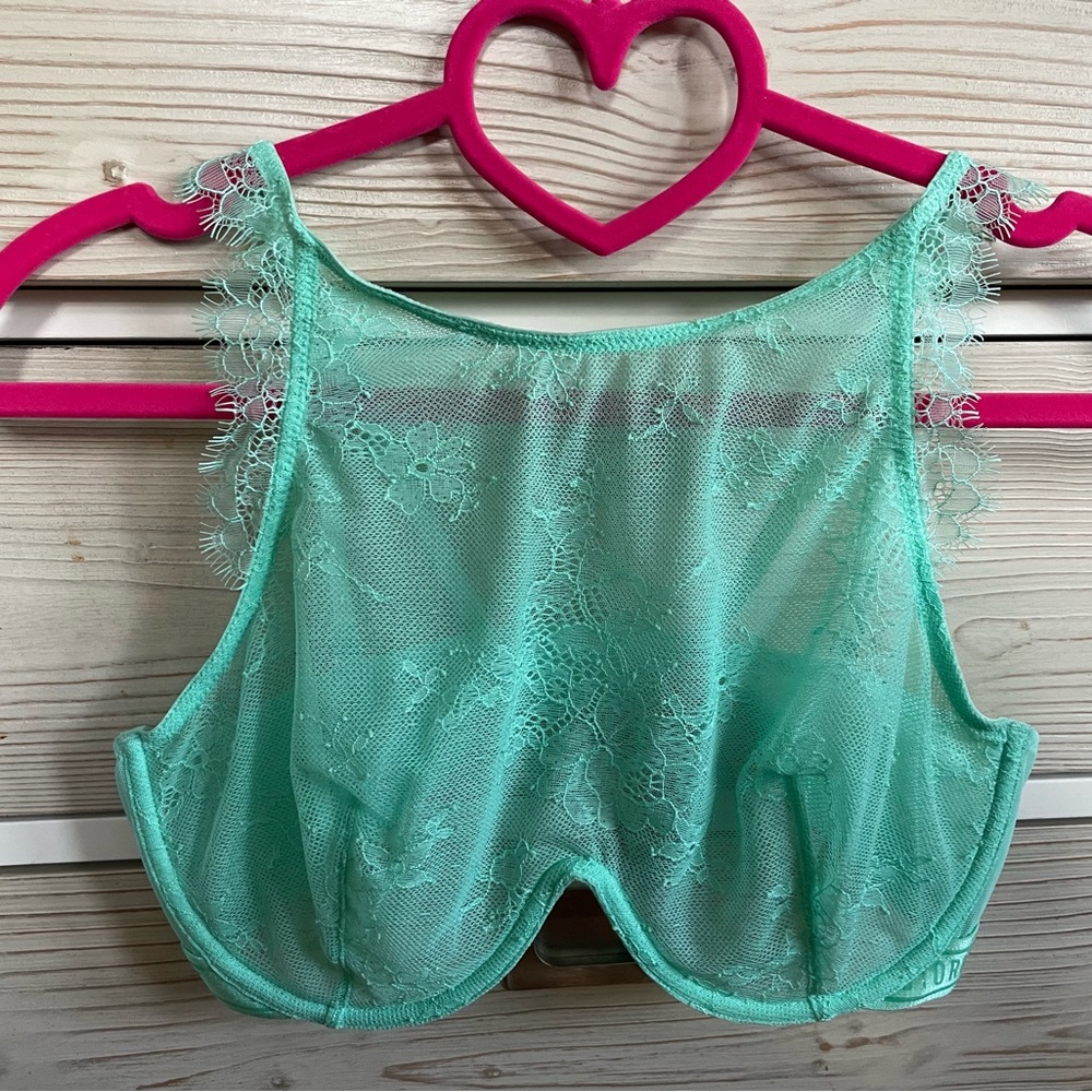 Victoria's Secret Teal Unlined Bra 34D